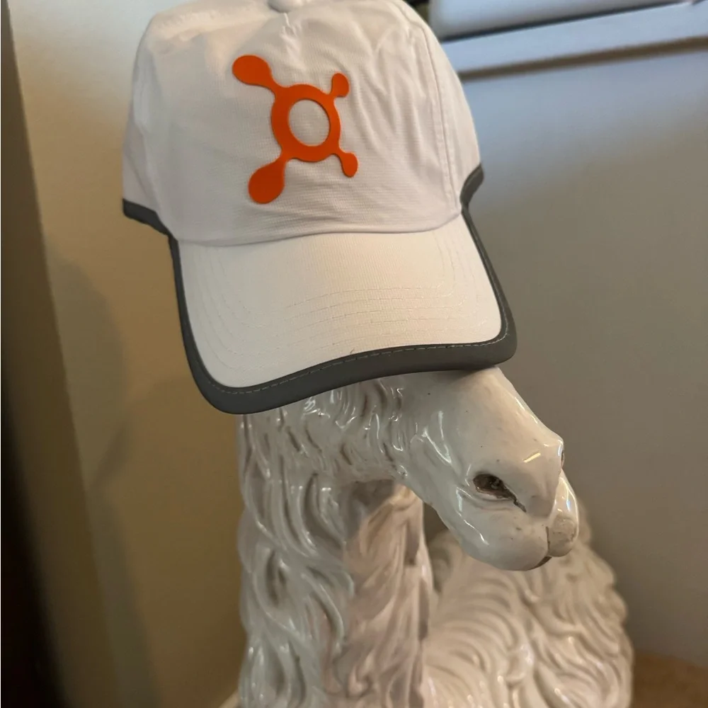 Orangetheory White Cap with Orange Logo